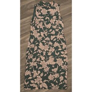 Lulu's Shift Dress Womens Medium Sleeveless Mock Neck Floral‎